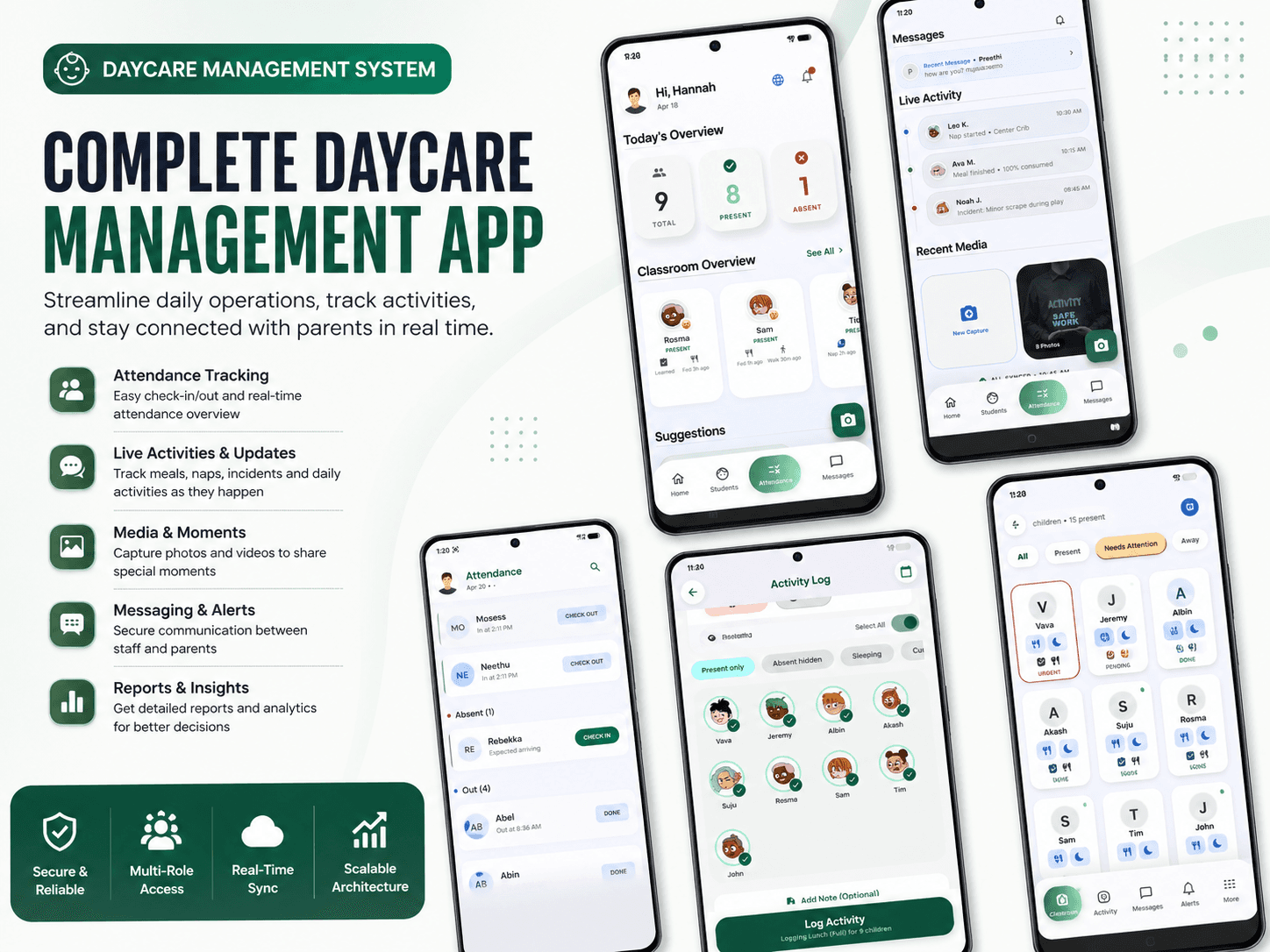 Daycare Management Platform product preview
